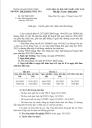 Khung thời gian năm học 1 - 